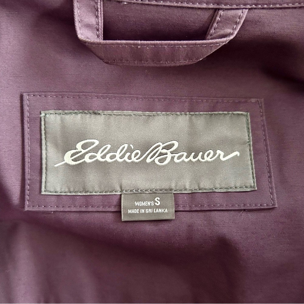 Eddie Bauer Women's Plum Trench Coat - Picture 4 of 4